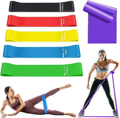 Exercise Band Resistance Band Workout Fitness rubber loop Latex Yoga Gym Strength